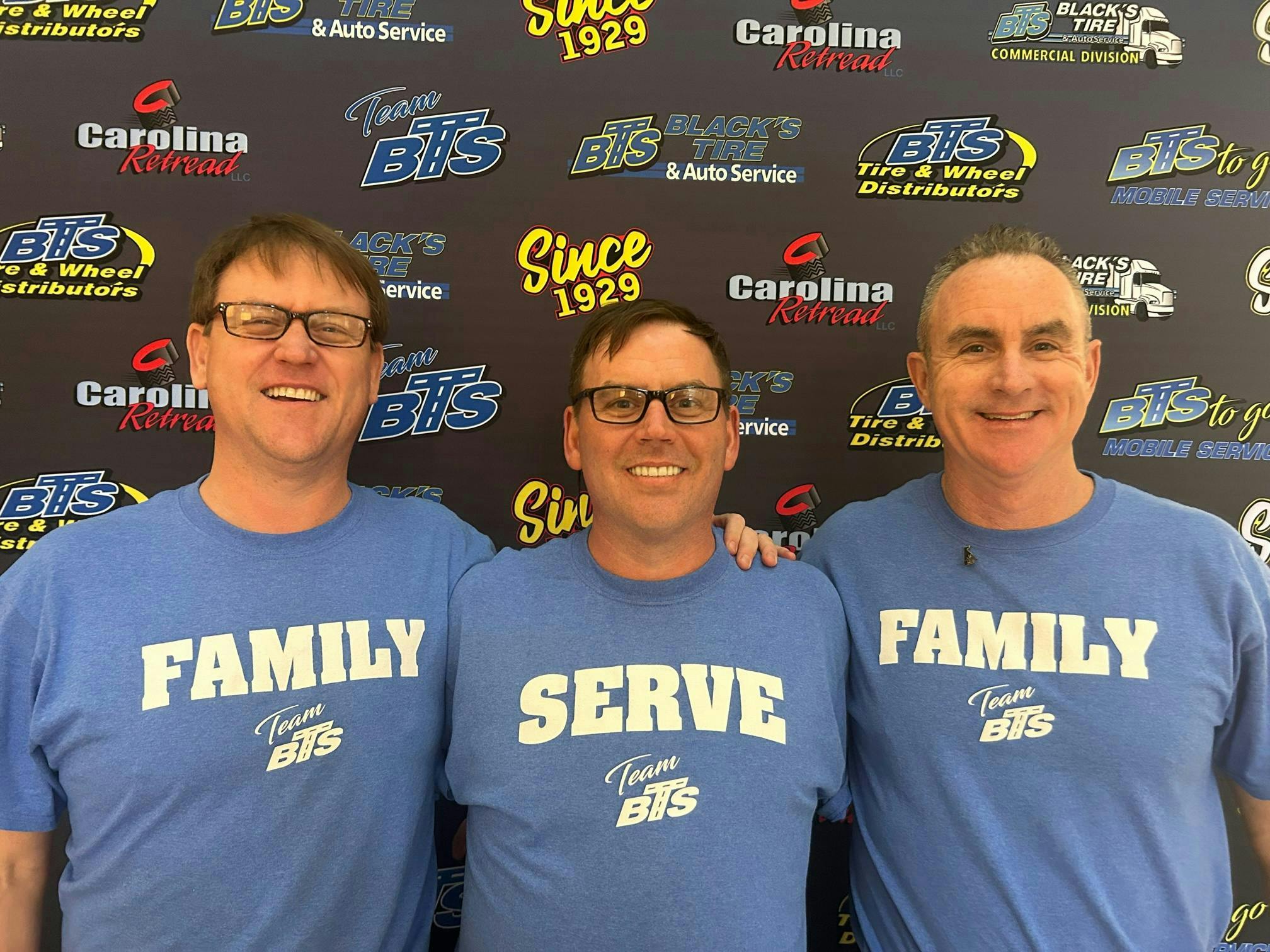 “If you look across all aspects of commerce, there aren’t many products that are more important than your car,” says Ryan Benton, who directs Whiteville, N.C.-based Black’s Tire Service Inc.’s retail business (pictured on left with brothers Jeremy Benton, center, and Rick Benton.) “Everything revolves around it. (Vehicles) are such a key element of society, yet they’re so undervalued.”