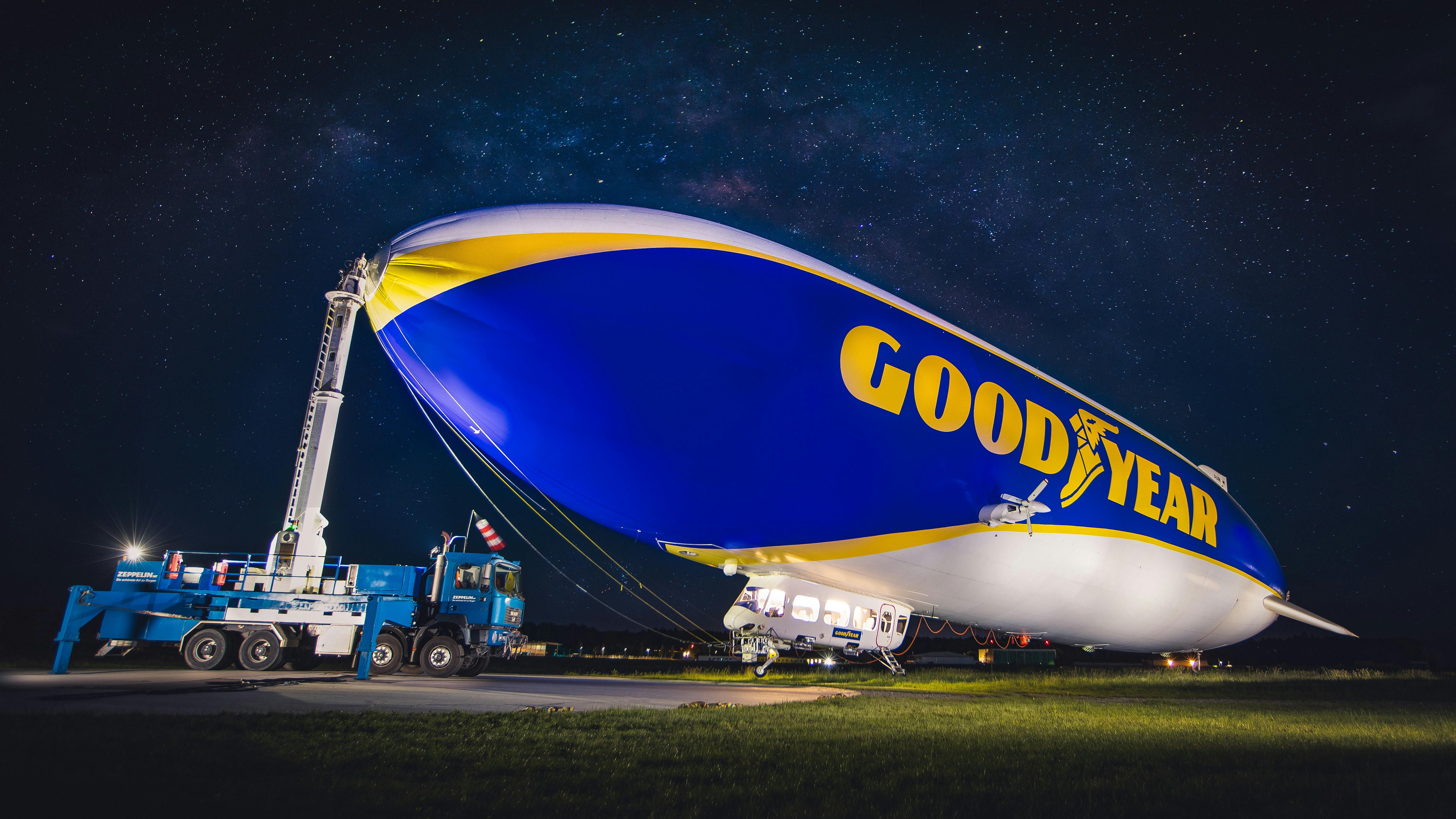 Goodyear Tire & Rubber Co.'s blimp program is celebrating its 100th year in 2025.