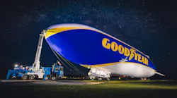 Goodyear Tire & Rubber Co.'s blimp program is celebrating its 100th year in 2025.