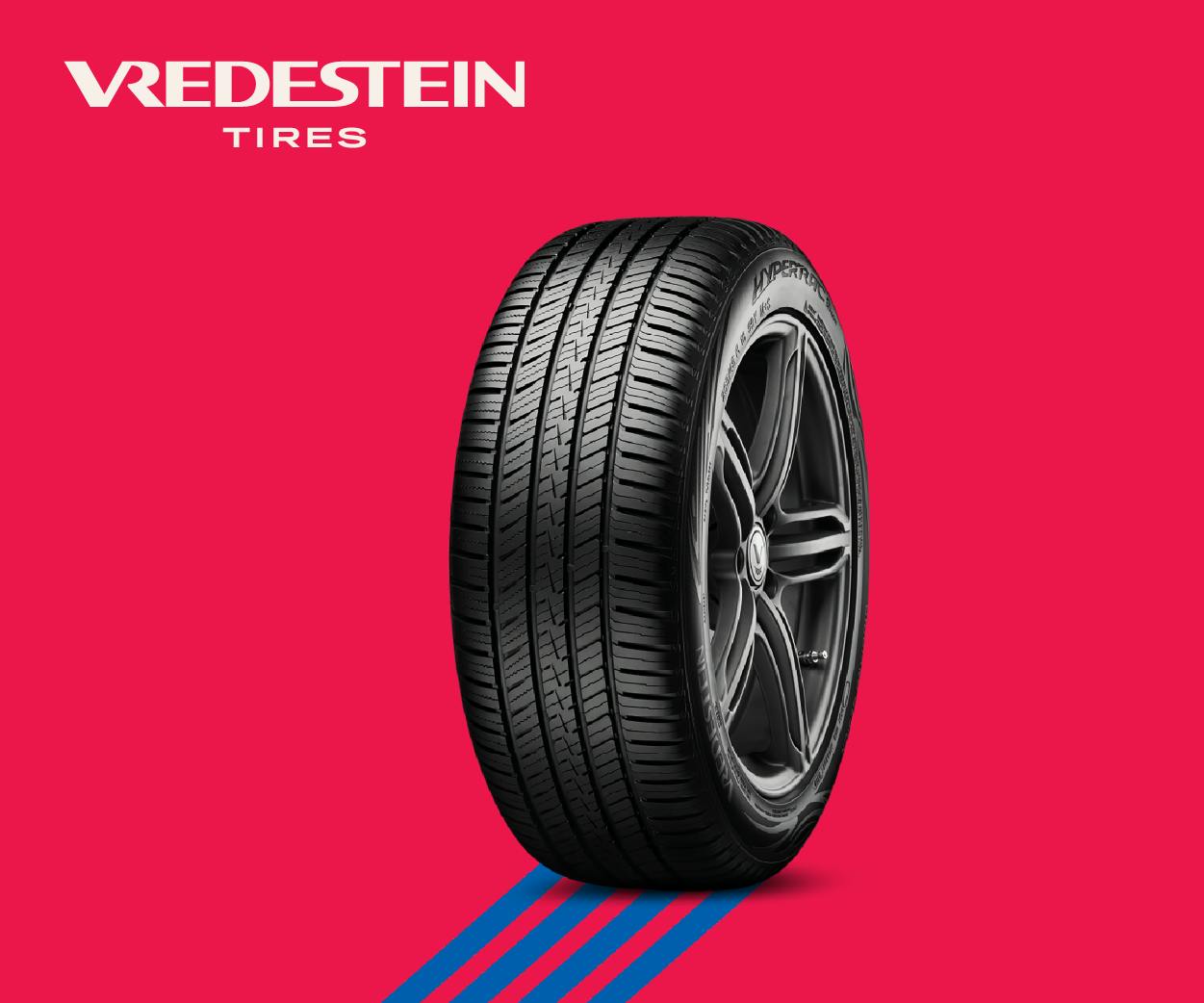 The Hypertrac - along with Vredestein&rsquo;s family of tires - seek to inspire North American drivers to &ldquo;Demand a Better Tire. Demand Vredestein.&rdquo;