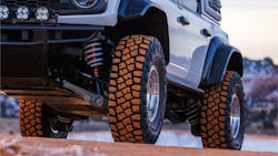 According to Toyo officials, the Open Country R/T Pro bridges the gap between the R/T Trail, a rugged terrain A/T tire, and the Open Country M/T, a maximum traction tire. According to Toyo officials, the Open Country R/T Pro bridges the gap between the R/T Trail, a rugged terrain A/T tire, and the Open Country M/T, a maximum traction tire.