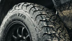 Building on the performance of the BFGoodrich All-Terrain T/A KO2 tire, the new tire has improved wear performance, improved gravel road durability and improved snow traction while maintaining the sidewall toughness and soft soil traction of the KO2 tire. Building on the performance of the BFGoodrich All-Terrain T/A KO2 tire, the new tire has improved wear performance, improved gravel road durability and improved snow traction while maintaining the sidewall toughness and soft soil traction of the KO2 tire.