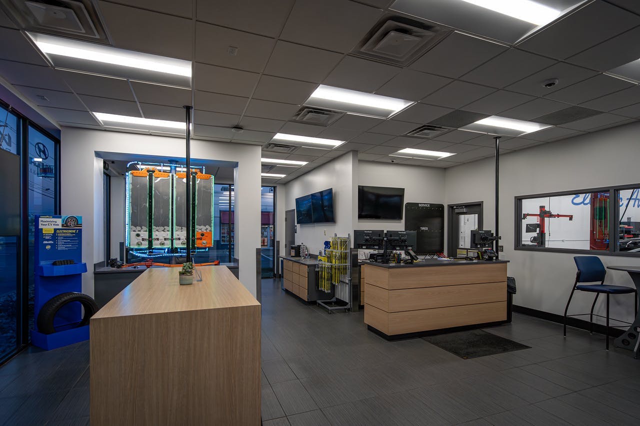 “We’re using this as our central source for learnings to establish workflows and to build processes” for EV and hybrid service, says Ward. “We’re using this as our central source for learnings to establish workflows and to build processes” for EV and hybrid service, says Ward.