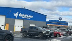 Ford Motor Co. has two formats that operate under the Quick Lane banner: Quick Lane Tire & Auto Center, which has around 800 locations, and Quick Lane Express Service, which includes 900 locations. Ford Motor Co. has two formats that operate under the Quick Lane banner: Quick Lane Tire & Auto Center, which has around 800 locations, and Quick Lane Express Service, which includes 900 locations.