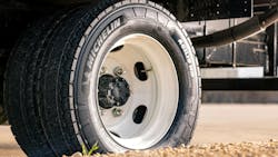 “Michelin continues to innovate and provide tire technology that enhances the total cost of ownership for our fleet partners,” says Pierluigi Cumo, vice president of B2B marketing at Michelin North America Inc. “Michelin continues to innovate and provide tire technology that enhances the total cost of ownership for our fleet partners,” says Pierluigi Cumo, vice president of B2B marketing at Michelin North America Inc.
