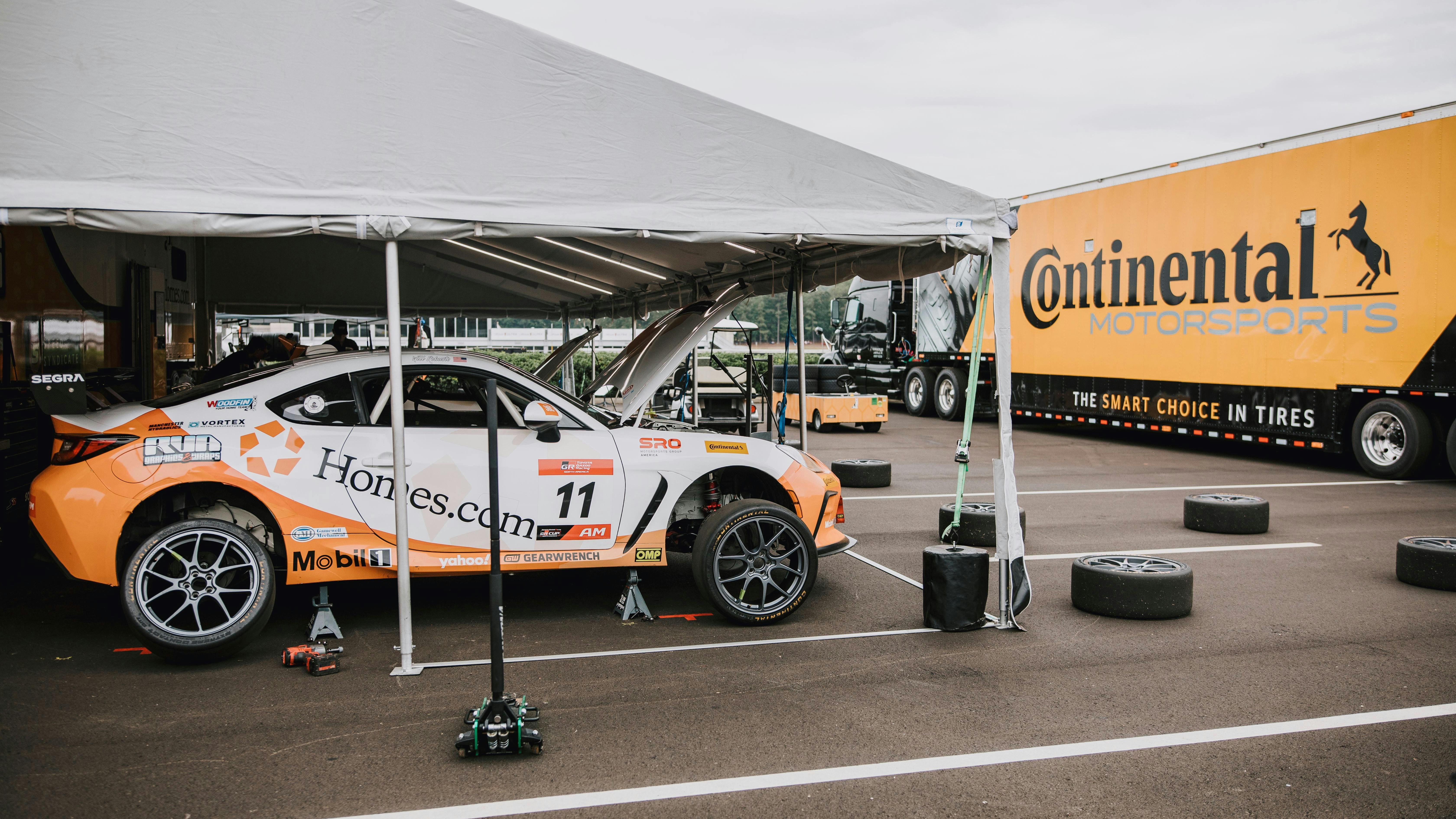 'The new slick tire gives you better braking, sharper steering and more predictability and forgiveness when you push it to the limit,' says Brian Beierwaltes, head of marketing U.S. PLT, Continental Tire.