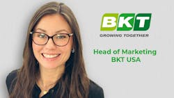 Anette Sklarz Justice is the new head of marketing for BKT USA Inc. Anette Sklarz Justice is the new head of marketing for BKT USA Inc.