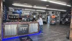 Miller Tire Commercial, Ag and OTR Point S outgrew its original standalone facility where it showcased wheels and performed most of its wheel lifts, so the company relocated that portion of the business to its larger commercial tire service property. Miller Tire Commercial, Ag and OTR Point S outgrew its original standalone facility where it showcased wheels and performed most of its wheel lifts, so the company relocated that portion of the business to its larger commercial tire service property.