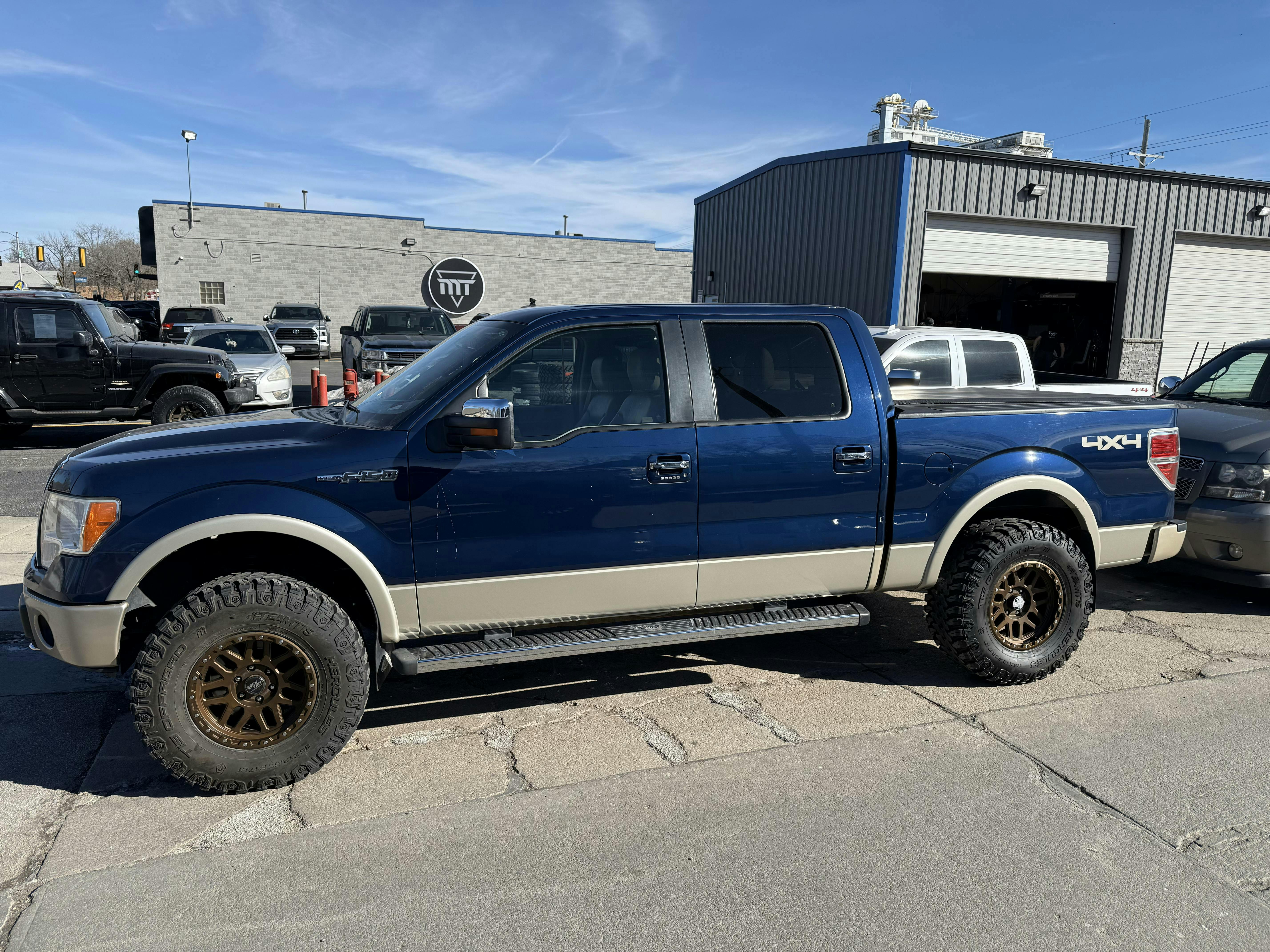 Customers are still investing in custom wheels, tires and lifts for their pickup trucks, but Miller says the trend has moved from flashy wheels with six- or eight-inch lifts to a more understated design with a two- or three-inch lift. Customers are still investing in custom wheels, tires and lifts for their pickup trucks, but Miller says the trend has moved from flashy wheels with six- or eight-inch lifts to a more understated design with a two- or three-inch lift.