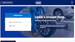 In a FAQ section published on lowestires.com, Lowe’s officials urge consumers to “enter your vehicle's make, model and year on Lowestires.com and we'll provide a list of tires that are compatible with your vehicle specifications.” In a FAQ section published on lowestires.com, Lowe’s officials urge consumers to “enter your vehicle's make, model and year on Lowestires.com and we'll provide a list of tires that are compatible with your vehicle specifications.”