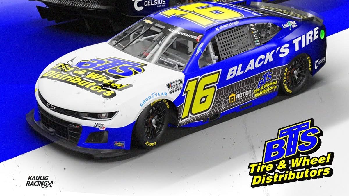 &ldquo;On behalf of the over a thousand team members at Black&rsquo;s Tire & Auto Service and BTS Tire & Wheel Distributors, we are honored to continue our relationship with AJ Allmendinger, Chris Rice and the Kaulig Racing family,&rdquo; says Rick Benton II, president of Black&rsquo;s Tire.