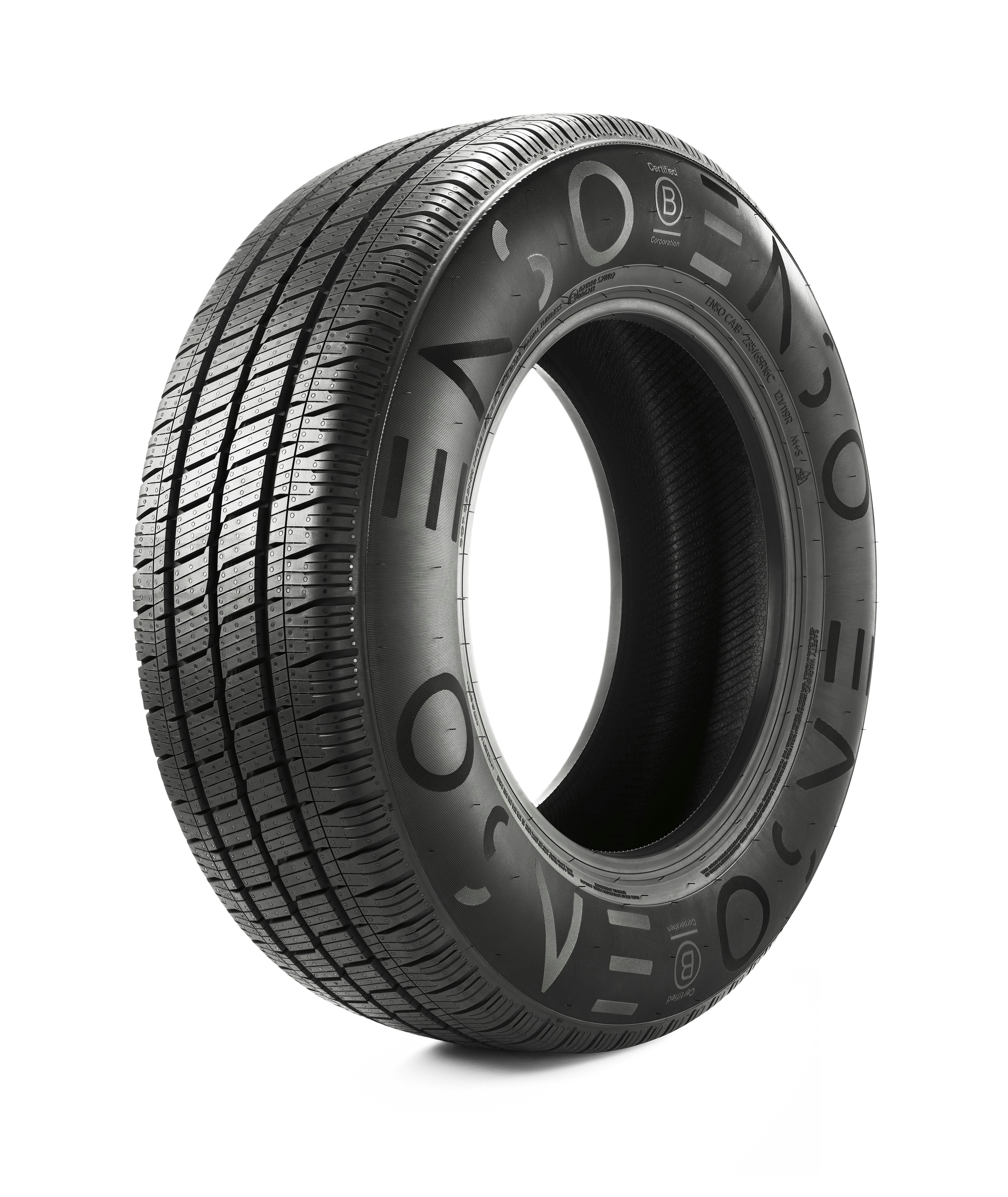 In other parts of the world, ENSO sells tires that are made by a third-party manufacturer, said Erlendsson. “What we’re doing is bringing our existing technology to a wider audience.” In other parts of the world, ENSO sells tires that are made by a third-party manufacturer, said Erlendsson. “What we’re doing is bringing our existing technology to a wider audience.”