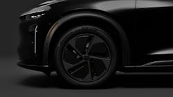 The new Lucid Gravity will roll on Hankook iON evo AS SUV tires. The new Lucid Gravity will roll on Hankook iON evo AS SUV tires.