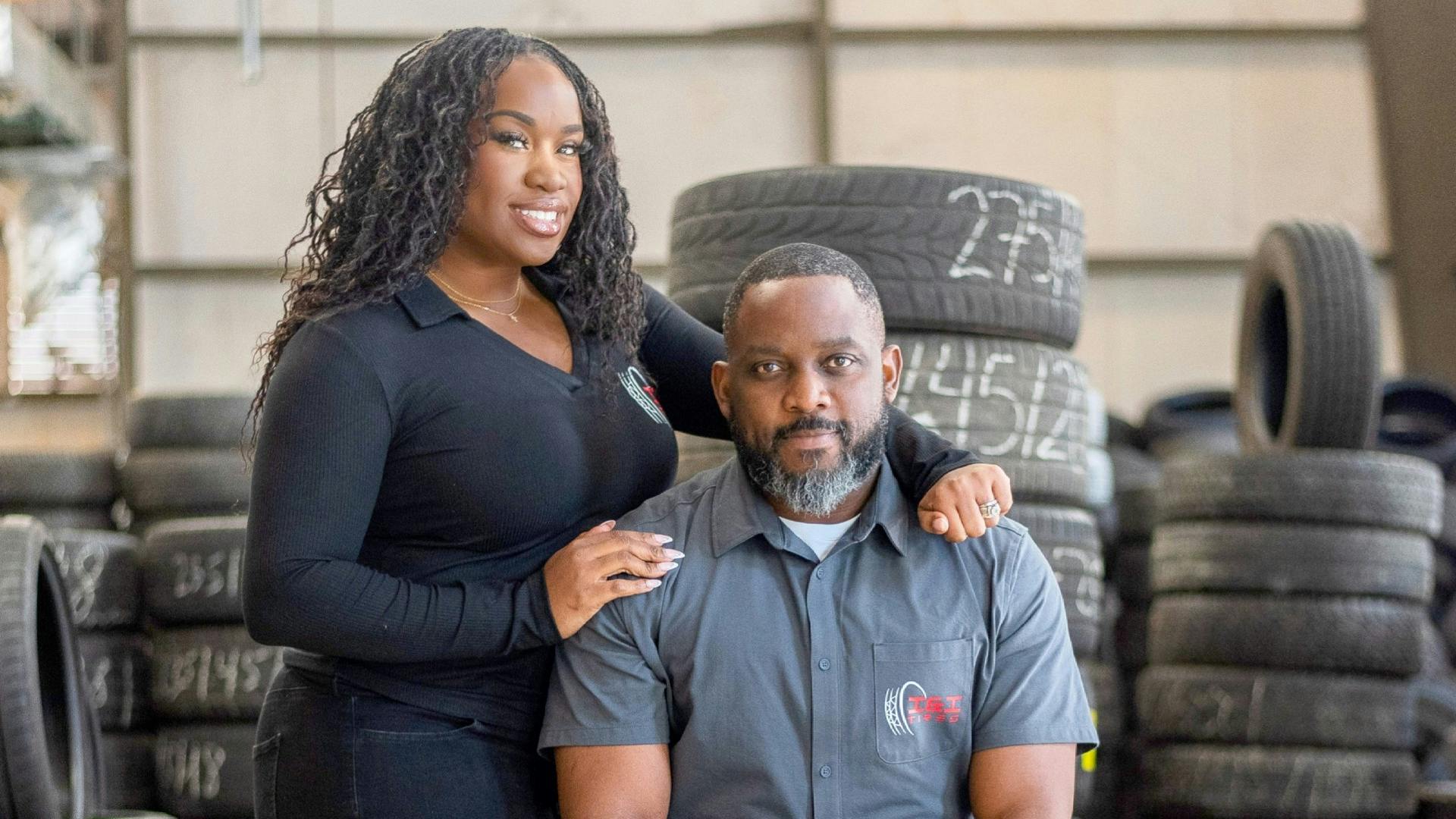 Husband and wife owners, Ijeoma and Ini Ibanga, started their mobile tire business in 2016 after realizing a need in the market.