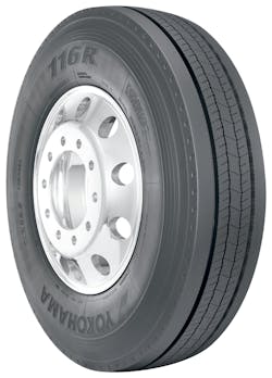 “The 116R has fleets covered,” says Tom Clauer, senior manager of commercial product planning at Yokohama. “The 116R has fleets covered,” says Tom Clauer, senior manager of commercial product planning at Yokohama.