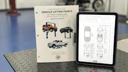“The guide is very handy for technicians and home mechanics because most lifting points aren’t marked on the vehicle and they may change from model year to model year as the OEMs redesign vehicles or components,” says R.W. “Bob” O’Gorman, president at ALI. “The guide is very handy for technicians and home mechanics because most lifting points aren’t marked on the vehicle and they may change from model year to model year as the OEMs redesign vehicles or components,” says R.W. “Bob” O’Gorman, president at ALI.