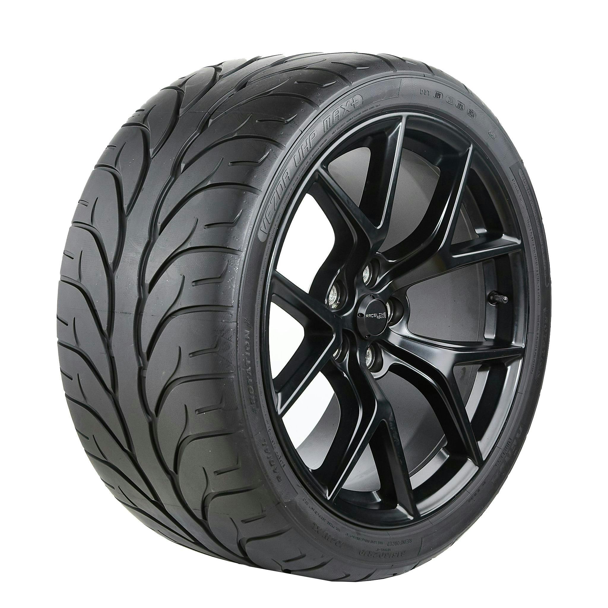 The Vezda UHP Max+ was reformulated in 2025 and features a high silica compound for grip and heat cycling, an asymmetrical tread pattern for lateral stability and steering response and a reinforced internal structure for durability and consistency.