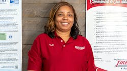 “We want to make sure we’re presenting ourselves in the same manner as a high-end car dealership,” says Cindy Ferrell, manager of the Neighborhood Tire Pros & Auto Service store in Decatur, Ga. “We want to make sure we’re presenting ourselves in the same manner as a high-end car dealership,” says Cindy Ferrell, manager of the Neighborhood Tire Pros & Auto Service store in Decatur, Ga.