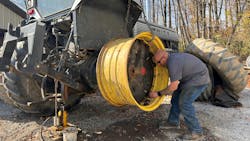 Farmers, and in particular dairy farmers, represent a big piece of the overall Horst Tire Service business. Providing on-site ag tire service is a differentiator for the tire dealership in its local market. Farmers, and in particular dairy farmers, represent a big piece of the overall Horst Tire Service business. Providing on-site ag tire service is a differentiator for the tire dealership in its local market.