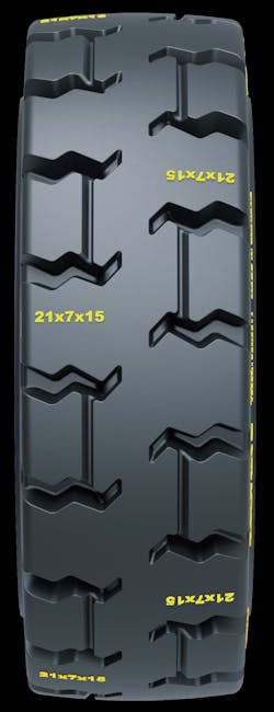 Ken Cooper, material handling sales director of ZC Rubber America Inc., notes that ZC “serves customers in over 100 countries with more than 1,200 SKUs in pneumatic and solid material handling tires.' Ken Cooper, material handling sales director of ZC Rubber America Inc., notes that ZC “serves customers in over 100 countries with more than 1,200 SKUs in pneumatic and solid material handling tires.'