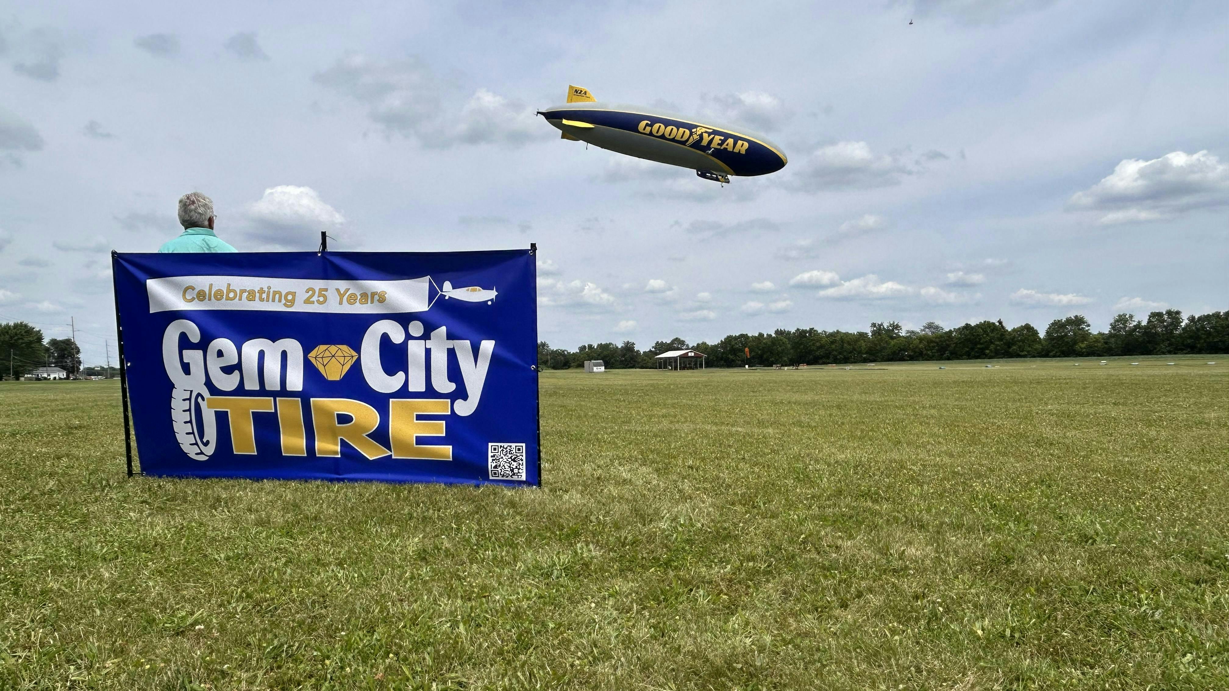 “Gem City is celebrating its 25th anniversary, the Dayton Air Show is celebrating its 50th anniversary and the Goodyear blimp is celebrating its 100th anniversary, which is pretty cool,” says Lecklider.
