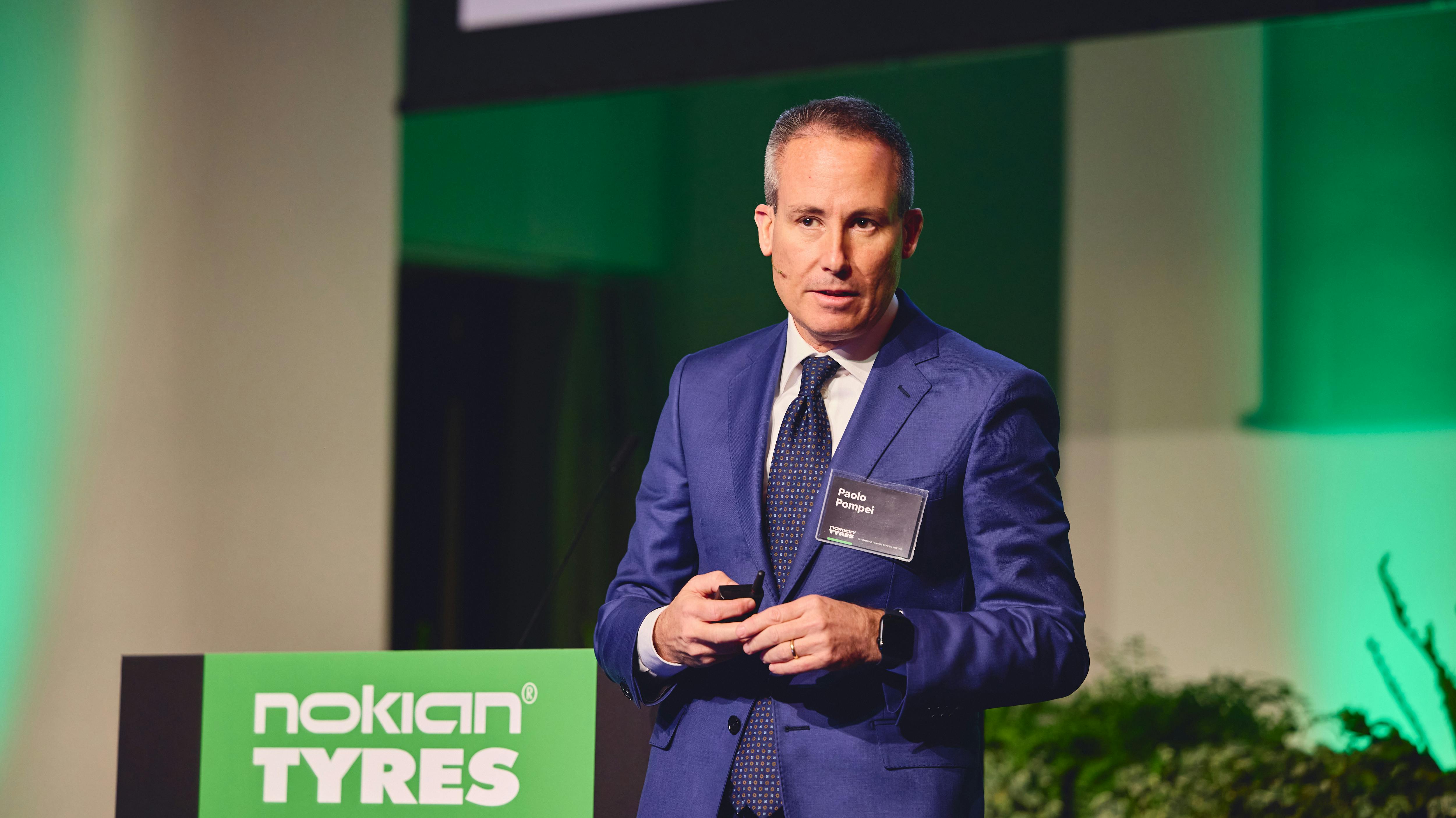 'Today, I would say more than 90% of what we sell in the U.S. is made in the U.S., so we&rsquo;re not concerned about tariffs,' says Paolo Pompei, CEO of Nokian Tyres.