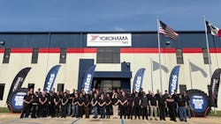 Yokohama TWS' Mitas ag tire plant in Charles City, Iowa, will play a critical role in the further growth of the Mitas brand, say Yokohama TWS officials. (Pictured, first shift workers at the plant, which opened in 2012 and manufactures radial tires for a wide range of agricultural applications.) Yokohama TWS' Mitas ag tire plant in Charles City, Iowa, will play a critical role in the further growth of the Mitas brand, say Yokohama TWS officials. (Pictured, first shift workers at the plant, which opened in 2012 and manufactures radial tires for a wide range of agricultural applications.)