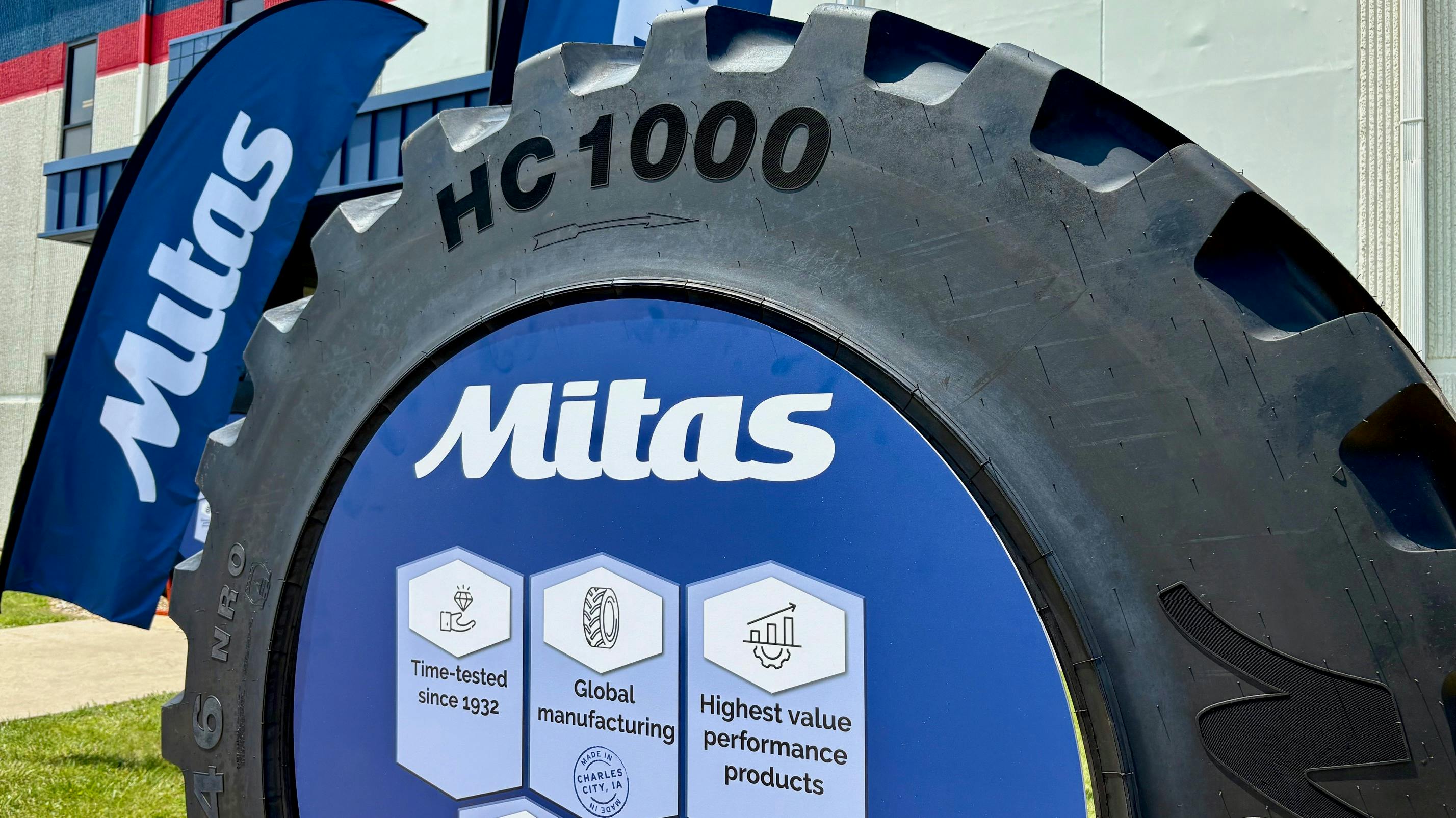 Yokohama TWS says its Mitas ag tire plant in Charles City, Iowa, will be a critical component of the Mitas brand's continued growth.