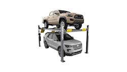 The BendPak HD-9EWT is a heavy-duty lift designed to accommodate larger and wider vehicles, such as those with larger tires, extended mirrors and wider fenders. The BendPak HD-9EWT is a heavy-duty lift designed to accommodate larger and wider vehicles, such as those with larger tires, extended mirrors and wider fenders.