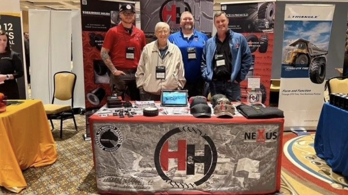 Jody Hickman (second from left) was the co-founder of H&H Industries, which is based in Oak Hill, Ohio.
