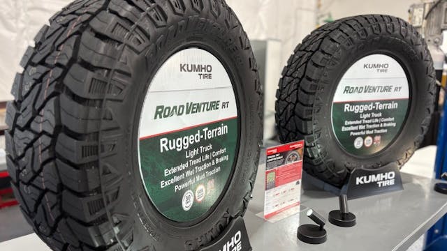 The new Road Venture RT is Kumho's first entry into the rapidly expanding rugged-terrain (R/T) segment.