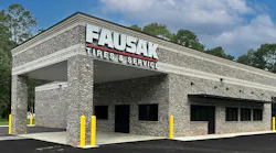 The new build - which spans more than 10,500 square feet and has eight service bays - is the sixth Fausak Tires & Service store in the greater Mobile, Ala., area.