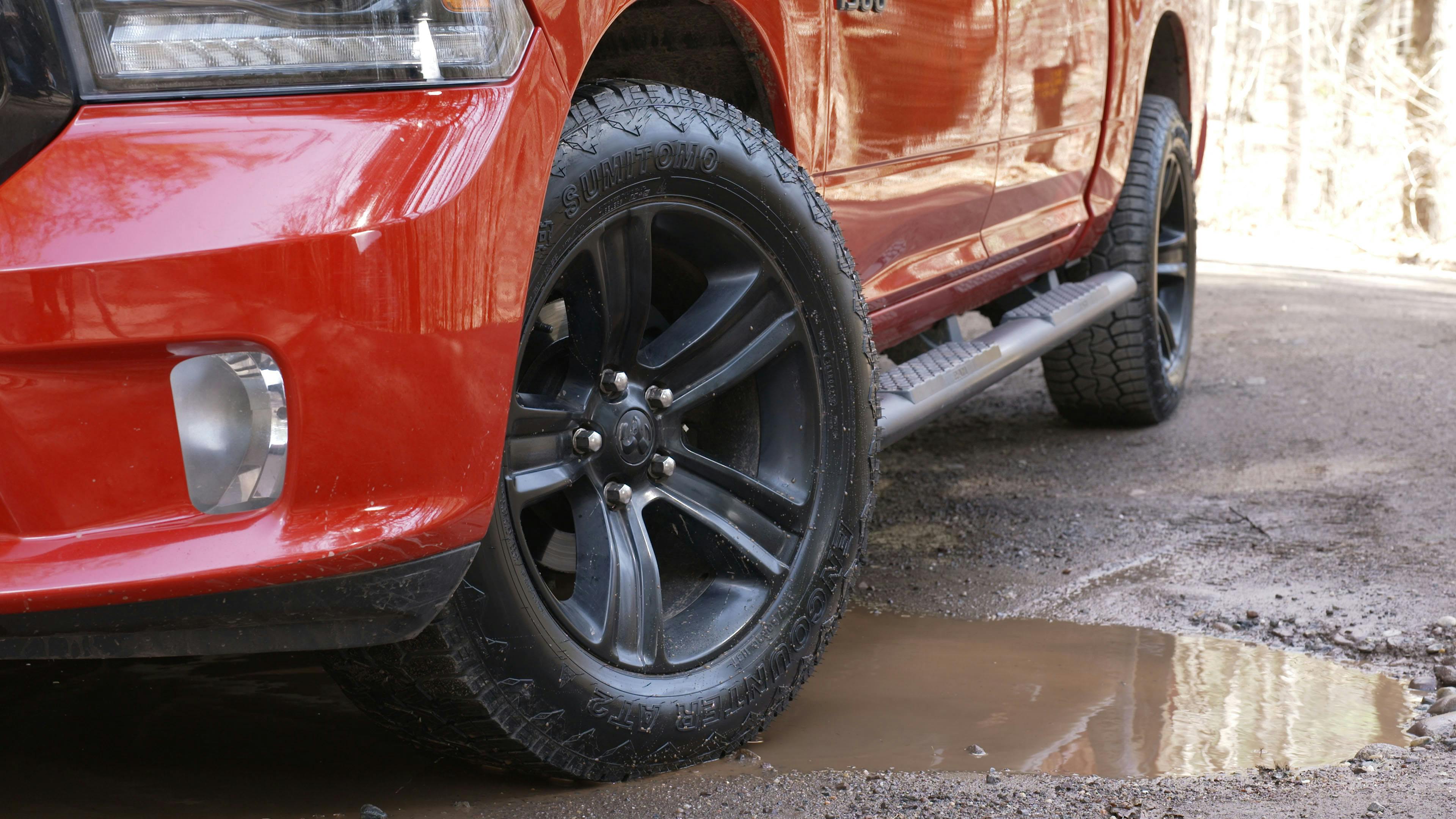 Encounter AT2 tires include a 65,000-mile treadwear warranty for metric and LT sizes, plus 24/7 tire roadside assistance for two years, a one-year tire road hazard protection plan, and more.