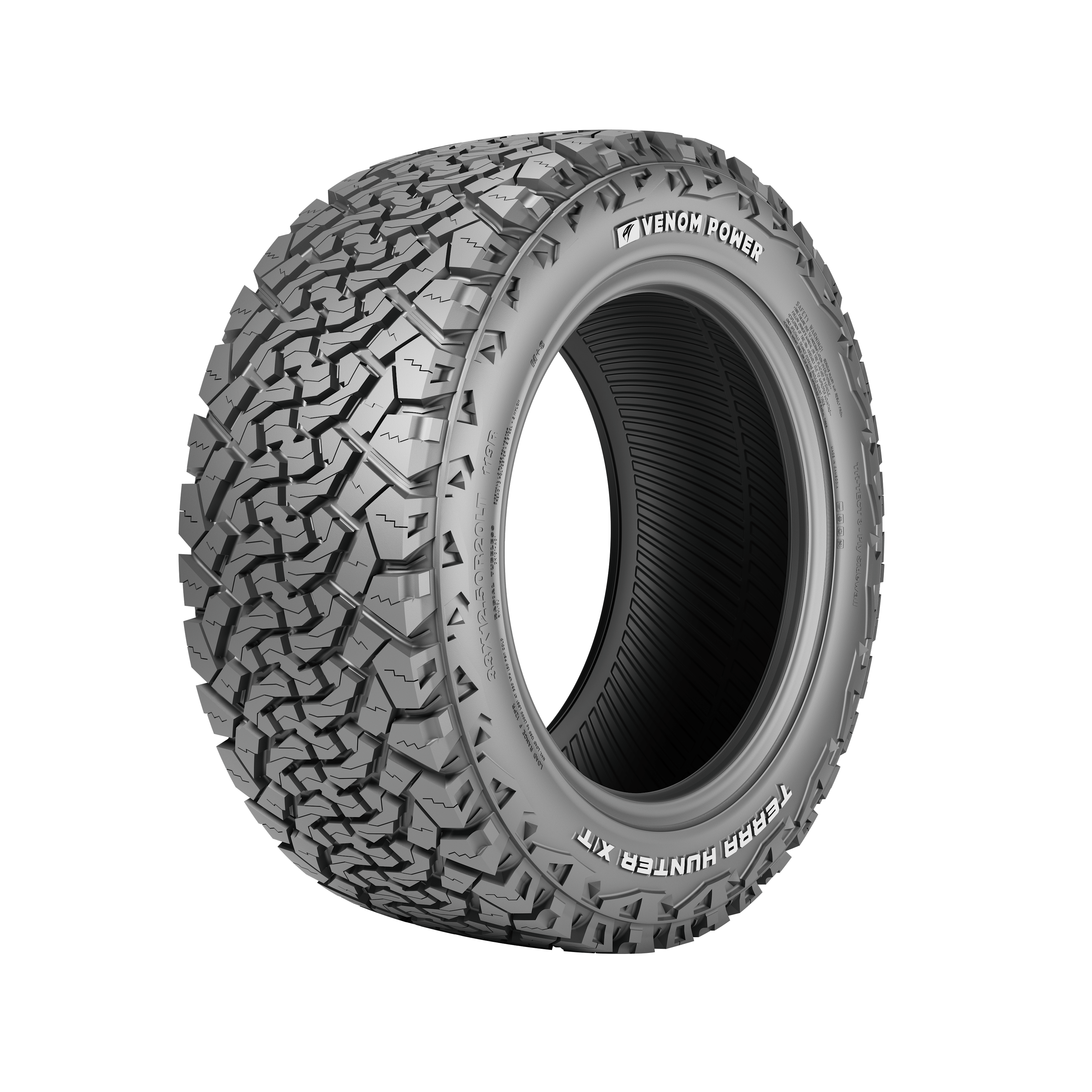 The Venom Power Terra Hunter X/T 2 is an 'updated hybrid all-terrain tire' from Transamerica Tire.