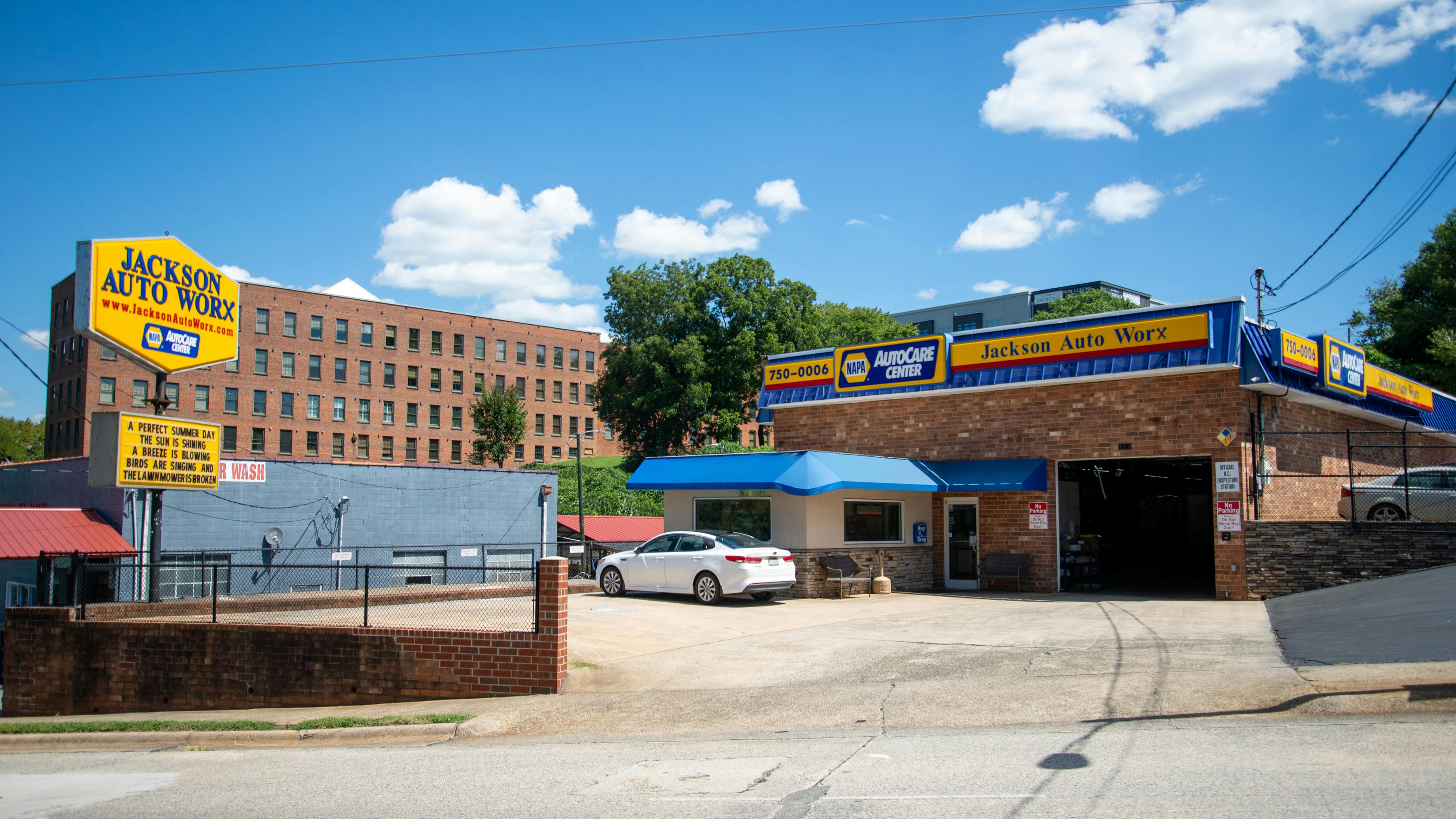 Founded in 1976, Jackson Auto Worx 'has been a trusted repair provider in Winston-Salem, N.C., for nearly 50 years,' say Sun Auto Tire & Service Inc. officials.
