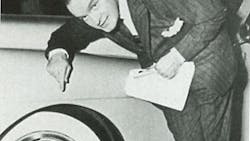 Bob Hope was one of many celebrities who ran Vogue tires on their personal vehicles. Bob Hope was one of many celebrities who ran Vogue tires on their personal vehicles.
