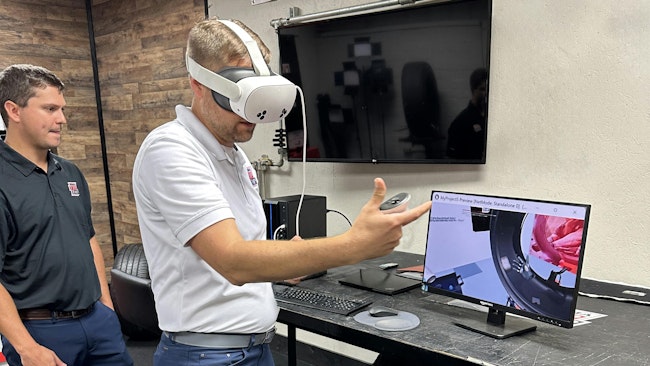 Using Oculus VR headsets that immerse participants in “a fully interactive 3D” setting, REMA-VRT “combines immersive VR (virtual reality) technology with industry-standard procedures to create a safe, hands-on learning environment without the risks or costs of physical equipment,' say Rema Tip Top North America officials.