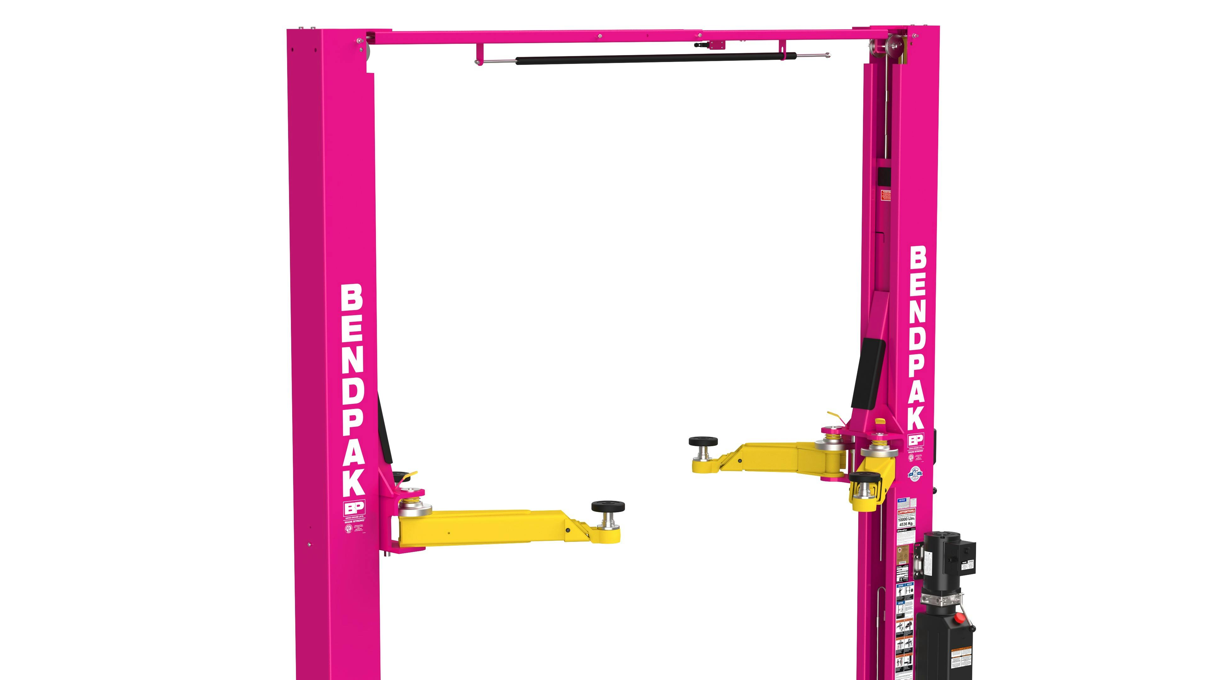 To order a pink lift or campaign T-shirt, donate to METAvivor, and learn more about Lift for a Cure, visit bendpak.com/cure.