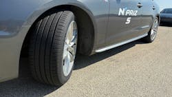 The Nexen N'Priz S is Nexen Tire America Inc.'s first 'EV-compatible tire.' Nexen dealers and distributors recently tested the N'Priz S and another new tire, the N'Fera Sport, at a ride-and-drive event in Joliet, Ill. The Nexen N'Priz S is Nexen Tire America Inc.'s first 'EV-compatible tire.' Nexen dealers and distributors recently tested the N'Priz S and another new tire, the N'Fera Sport, at a ride-and-drive event in Joliet, Ill.