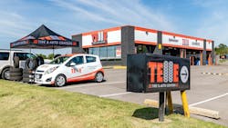 The new Telle Tire store in Ballwin, Mo. (pictured), has five service bays and employs Telle Tire & Auto Centers associates, while the dealership's new Chesterfield, Mo., store has seven associates and 10 service bays. The new Telle Tire store in Ballwin, Mo. (pictured), has five service bays and employs Telle Tire & Auto Centers associates, while the dealership's new Chesterfield, Mo., store has seven associates and 10 service bays.