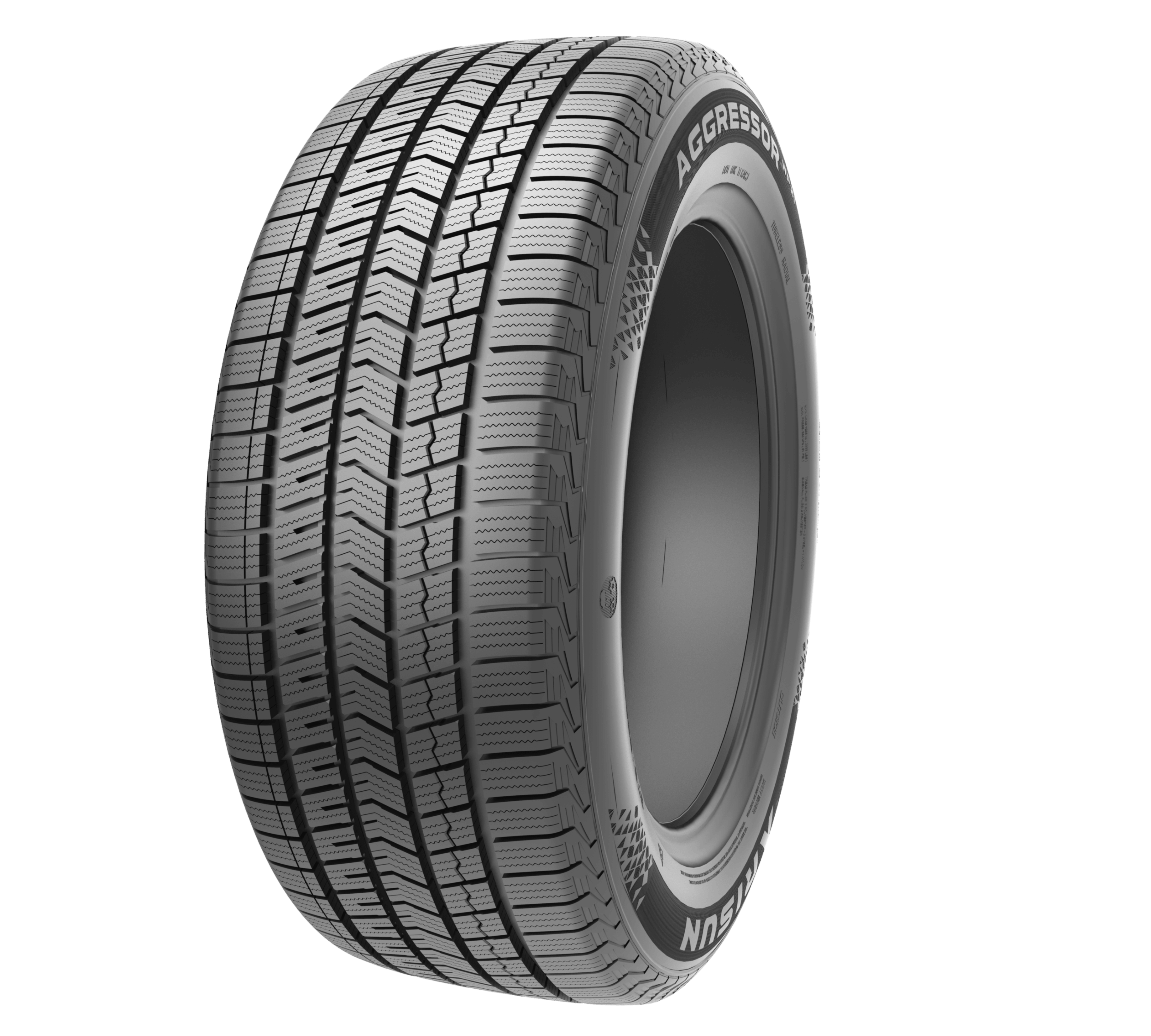 The new Arisun Aggressor WP21, an all-weather tire from ZC Rubber, is on display at this week's SEMA Show, along with the new Arisun Avaris EV.