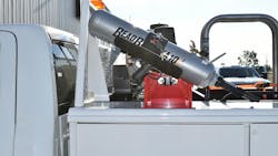 The Bead Bazooka Car Seat mounting system serves as a holster that keeps 'your Bead Bazooka secure and out of harm's way while conducting service on the move in the most demanding of environments,' say Gaither officials. The Bead Bazooka Car Seat mounting system serves as a holster that keeps 'your Bead Bazooka secure and out of harm's way while conducting service on the move in the most demanding of environments,' say Gaither officials.