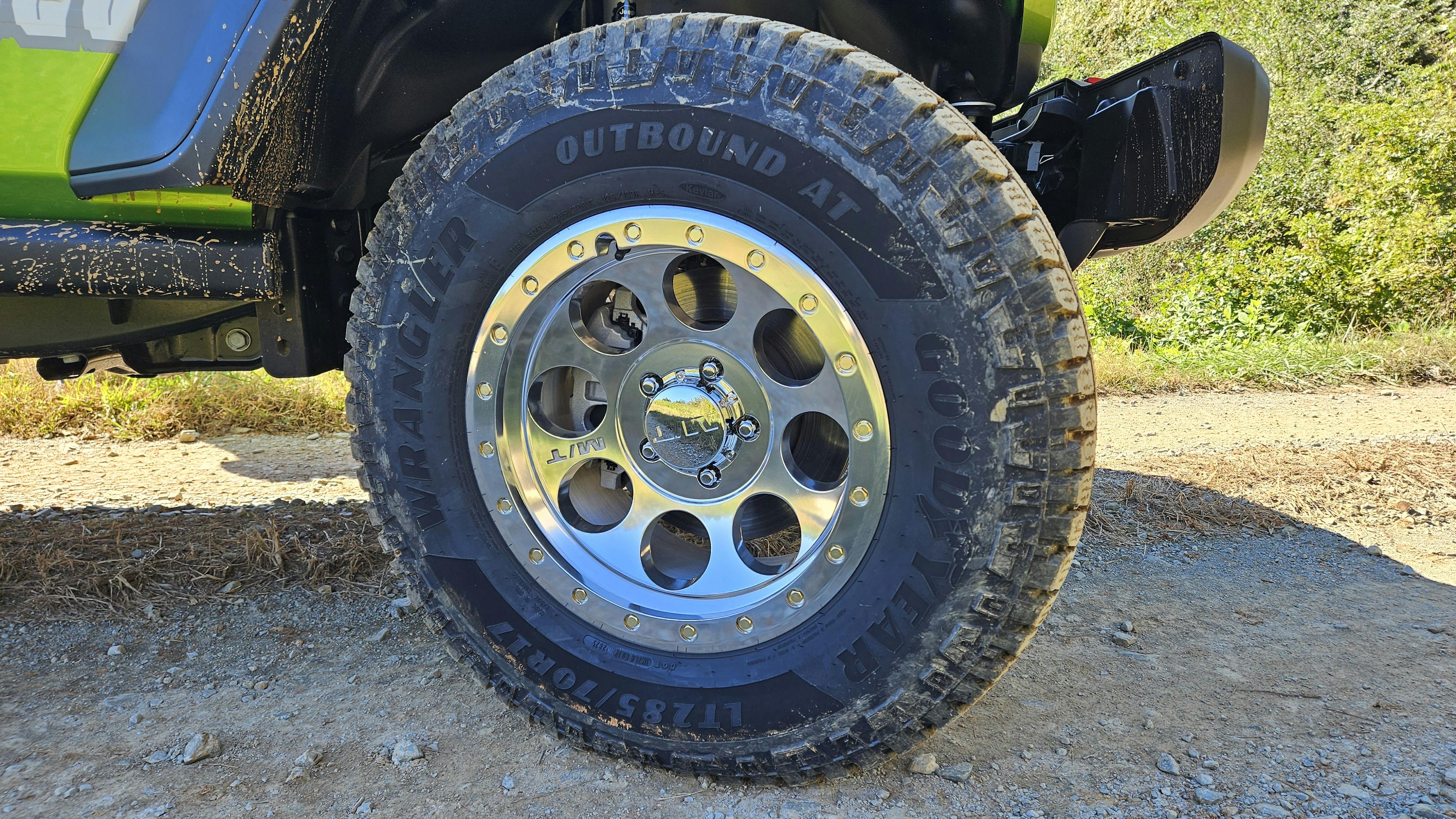 The new Goodyear Wrangler Outbound AT will come in 26 sizes, fitting wheels ranging from 16 inches to 22 inches in diameter, and has been designed for light truck and SUV applications.