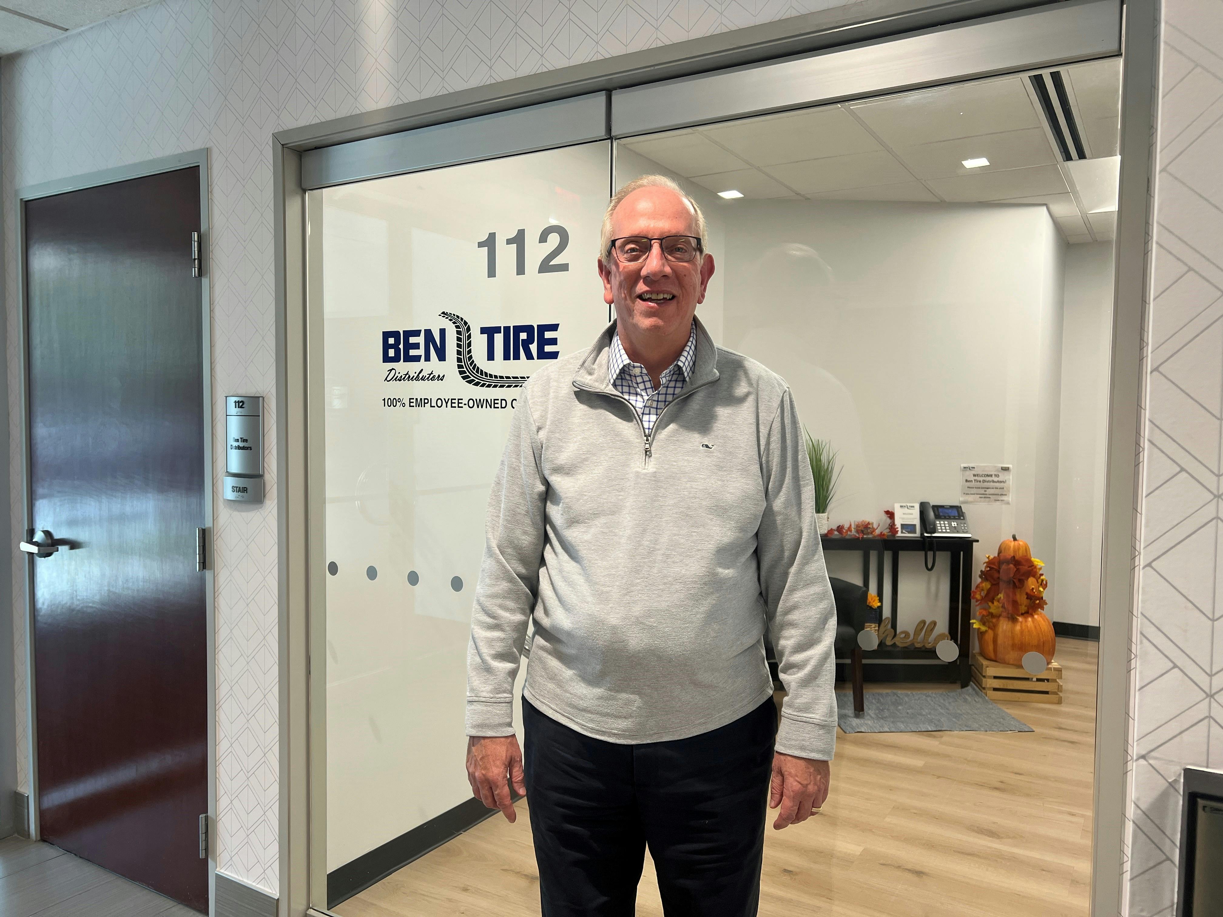 Jim La Neve is the fourth leader of Ben Tire Distributors. He credits the hard work of the 100-year-old company's employees for its longevity and success.