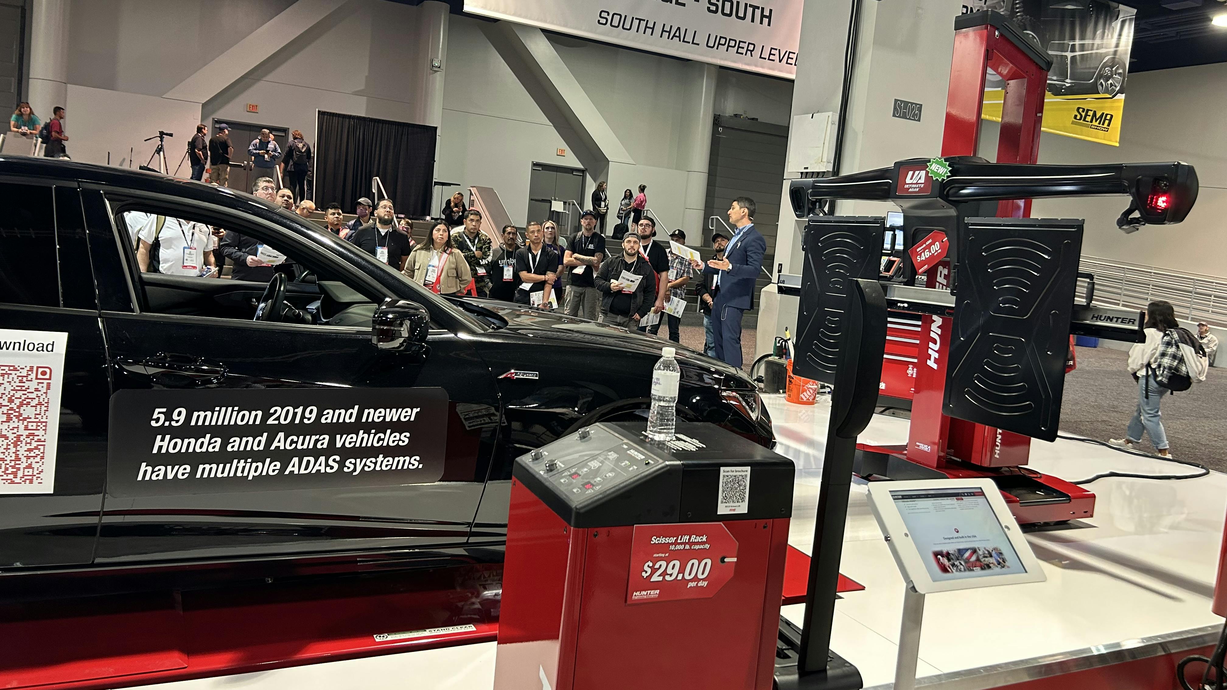 Hunter Engineering Co. is one of several companies participating in this week's ADAS Showcase during the 2025 SEMA Show.