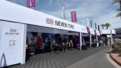 Nexen enhanced 'product competitiveness through region-specific strategies tailored to local market demand,' say company officials. (PIctured, Nexen's booth at the 2025 SEMA Show.) Nexen enhanced 'product competitiveness through region-specific strategies tailored to local market demand,' say company officials. (PIctured, Nexen's booth at the 2025 SEMA Show.)