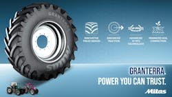 'With Granterra, we are reaffirming Mitas’ role as a key player across all agricultural segments,” says Roberta D'Agnano, global marketing director, Mitas. 'With Granterra, we are reaffirming Mitas’ role as a key player across all agricultural segments,” says Roberta D'Agnano, global marketing director, Mitas.