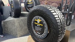 Hankook's tire revenue climbed 11.2% year-over-year. (Pictured, part of Hankook Tire America Corp.'s 2025 SEMA Show exhibit.) Hankook's tire revenue climbed 11.2% year-over-year. (Pictured, part of Hankook Tire America Corp.'s 2025 SEMA Show exhibit.)