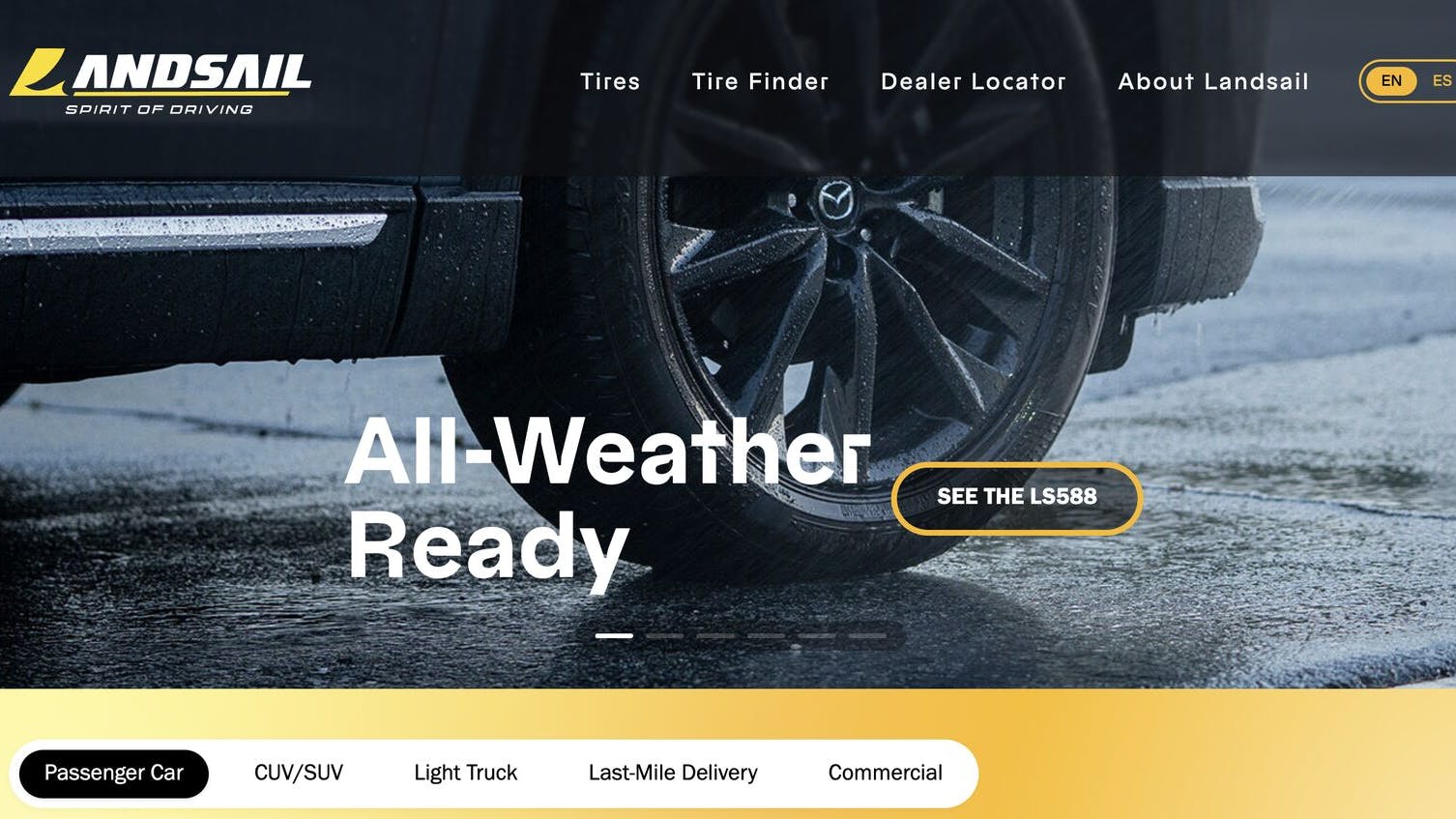 'We redesigned Landsail&rsquo;s website to better showcase our growing number of relevant products and brand offerings,&rdquo; says Nick Gutierrez, territory sales and marketing director, Sentury Tire USA.