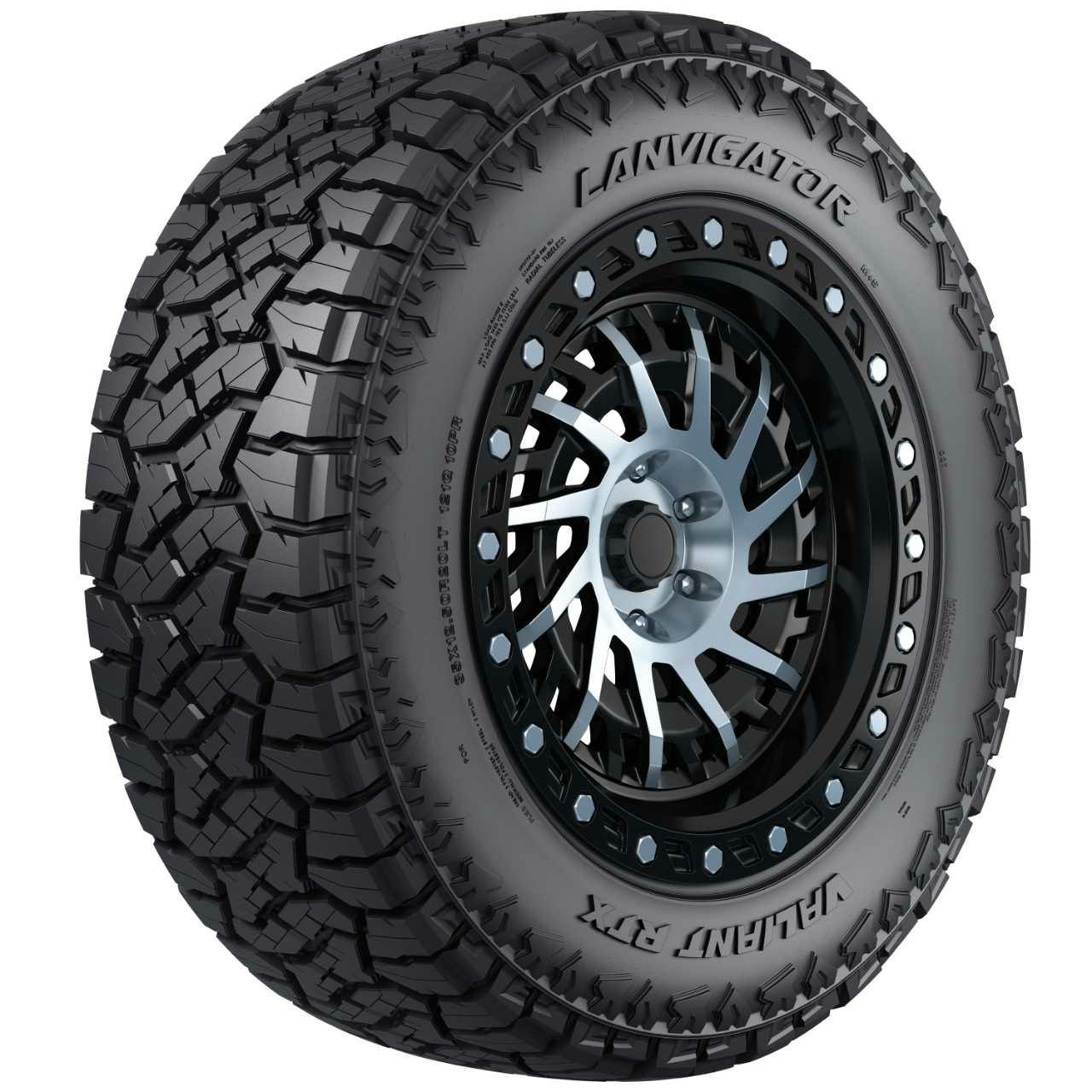 Part of the Lanvigator line, the Valiant RTX is a new rough-terrain tire that's available in 19 sizes.